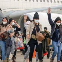 WNI dari Ukraina tiba di Tanah Air.